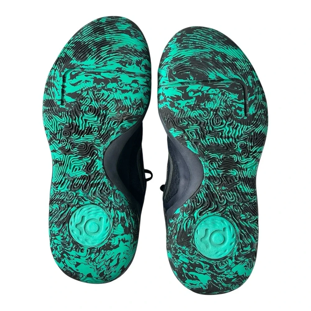 Men's NIKE KD Trey 5 IX Obsidian Blue Emerald Shoes Basketball Trainers‎ US 8.5